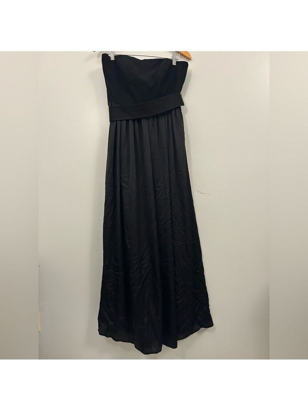 Vera Wang White Bridal Strapless Dress Bridesmaid Size 10